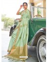 Sea Green Designer Classic Wear Silk Sari