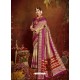 Multi Colour Designer Classic Wear Jacquard Silk Sari