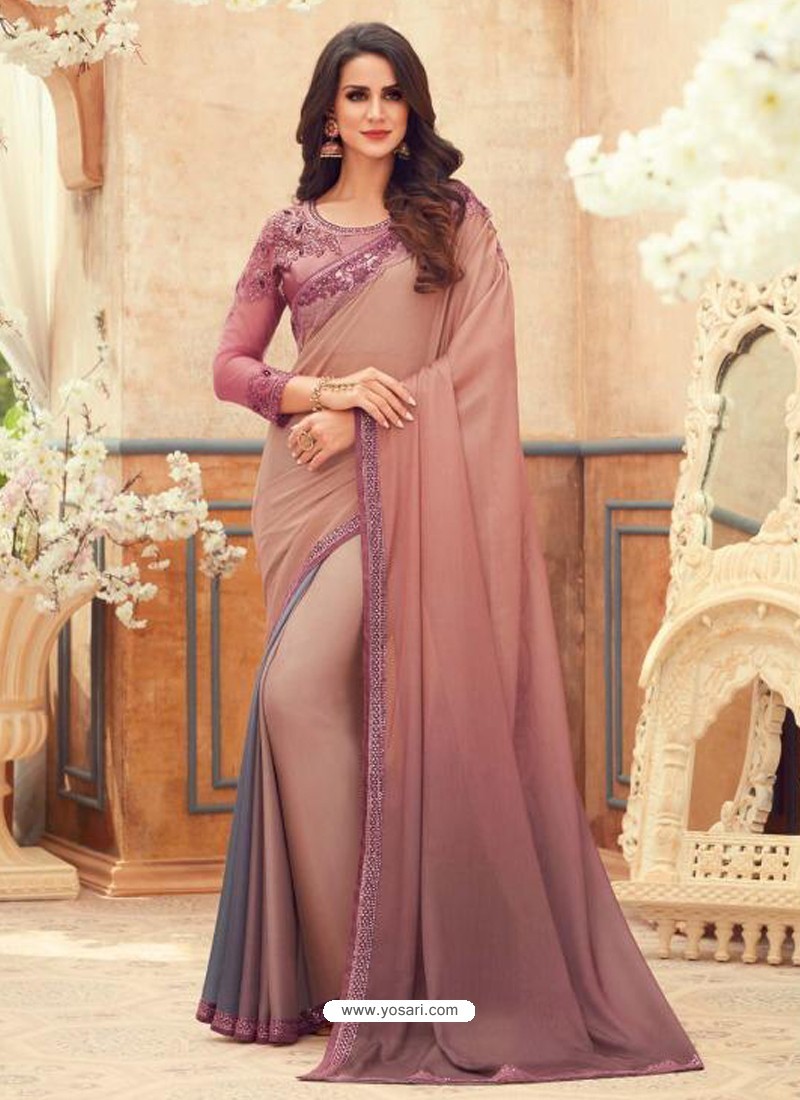 Green Satin Silk Plain Saree With Un-stitched Digital Printed Blouse for  Women Wear Party Wear Wedding Wear Sari -  Canada