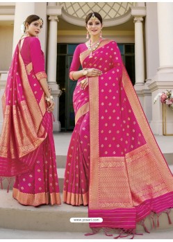 Rani Designer Classic Wear Banarasi Silk Sari