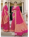 Rani Designer Classic Wear Banarasi Silk Sari