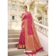 Rani Designer Classic Wear Banarasi Silk Sari