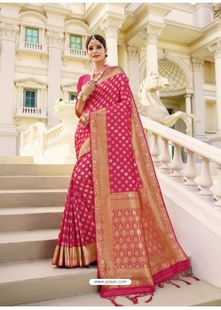 Rani Designer Classic Wear Banarasi Silk Sari