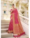 Rani Designer Classic Wear Banarasi Silk Sari