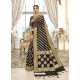 Black Designer Classic Wear Silk Sari