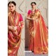 Rani Designer Traditional Wear Banarasi Silk Sari