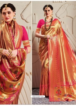 Rani Designer Traditional Wear Banarasi Silk Sari
