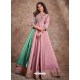 Dusty Pink Readymade Latest Designer Party Wear Anarkali Suit