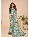 Multi Colour Designer Casual Wear Crepe Sari
