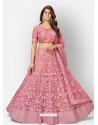 Pink Scintillating Designer Heavy Bridal Lehenga Choli
