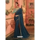 Navy Blue Latest Designer Party Wear Sari