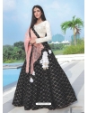 Black Scintillating Designer Heavy Wedding Lehenga Choli