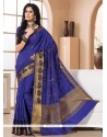 Divine Blue Designer Saree