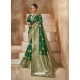 Dark Green Designer Classic Wear Art Silk Sari