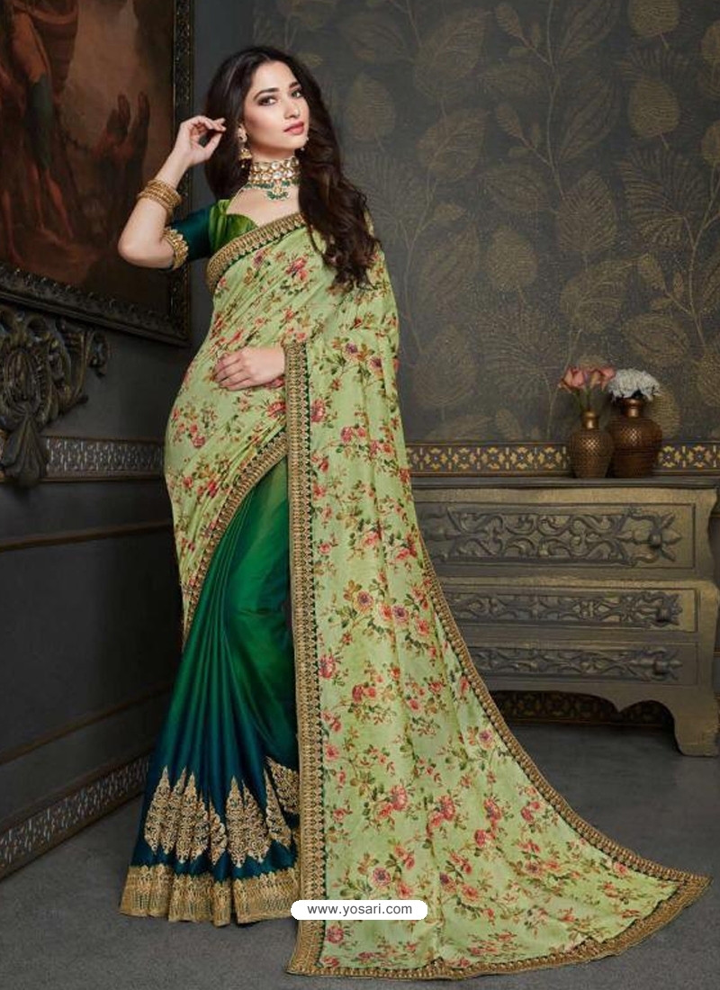 Multi Colour Designer Classic Wear Art Silk Sari