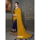 Mustard Designer Classic Wear Art Silk Sari