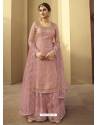 Pink Designer Party Wear Palazzo Pakistani Suit