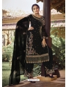 Black Designer Party Wear Palazzo Pakistani Suit