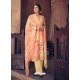 Light Yellow Designer Pure Maslin Palazzo Salwar Suit