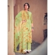 Green Designer Pure Maslin Palazzo Salwar Suit