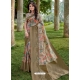Multi Colour Designer Party Wear Linen Sari
