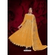 Yellow Designer Heavy Pure Georgette Anarkali Suit