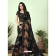 Black Latest Designer Casual Sari
