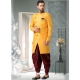 Yellow Readymade Designer Indo Western Sherwani
