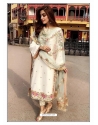 White Designer Party Wear Faux Georgette Pakistani Suit