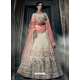 Off White Stylish Designer Wedding Wear Lehenga Choli