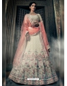 Off White Stylish Designer Wedding Wear Lehenga Choli