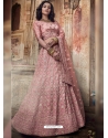 Pink Stylish Designer Wedding Wear Lehenga Choli