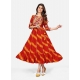 Red Readymade Designer Party Wear Kurti