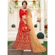 Red Stylish Designer Wedding Wear Lehenga Choli