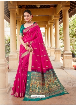 Rani Designer Party Wear Fancy Silk Sari