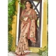 Light Beige Latest Designer Party Wear Sari
