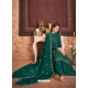 Teal Tone Silk Georgette Designer Party Wear Palazzo Suit