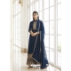 Teal Blue Real Georgette Designer Party Wear Palazzo Suit