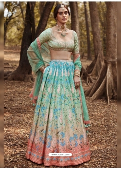 Multi Colour Latest Designer Wedding Lehenga Choli