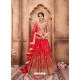 Red Latest Designer Wedding Lehenga Choli