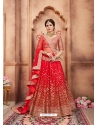 Red Latest Designer Wedding Lehenga Choli