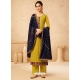 Corn Designer Party Wear Real Georgette Palazzo Suit