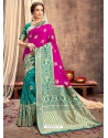 Rani Heavy Designer Party Wear Silk Sari