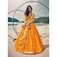 Orange Latest Designer Wedding Lehenga Choli