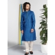 Dark Blue Exclusive Readymade Designer Kurta Pajama