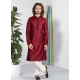 Maroon Exclusive Readymade Designer Kurta Pajama