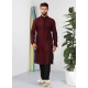 Maroon Exclusive Readymade Designer Kurta Pajama