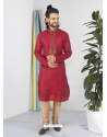 Maroon Exclusive Readymade Designer Kurta Pajama