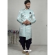 Silver Readymade Designer Indo Western Sherwani