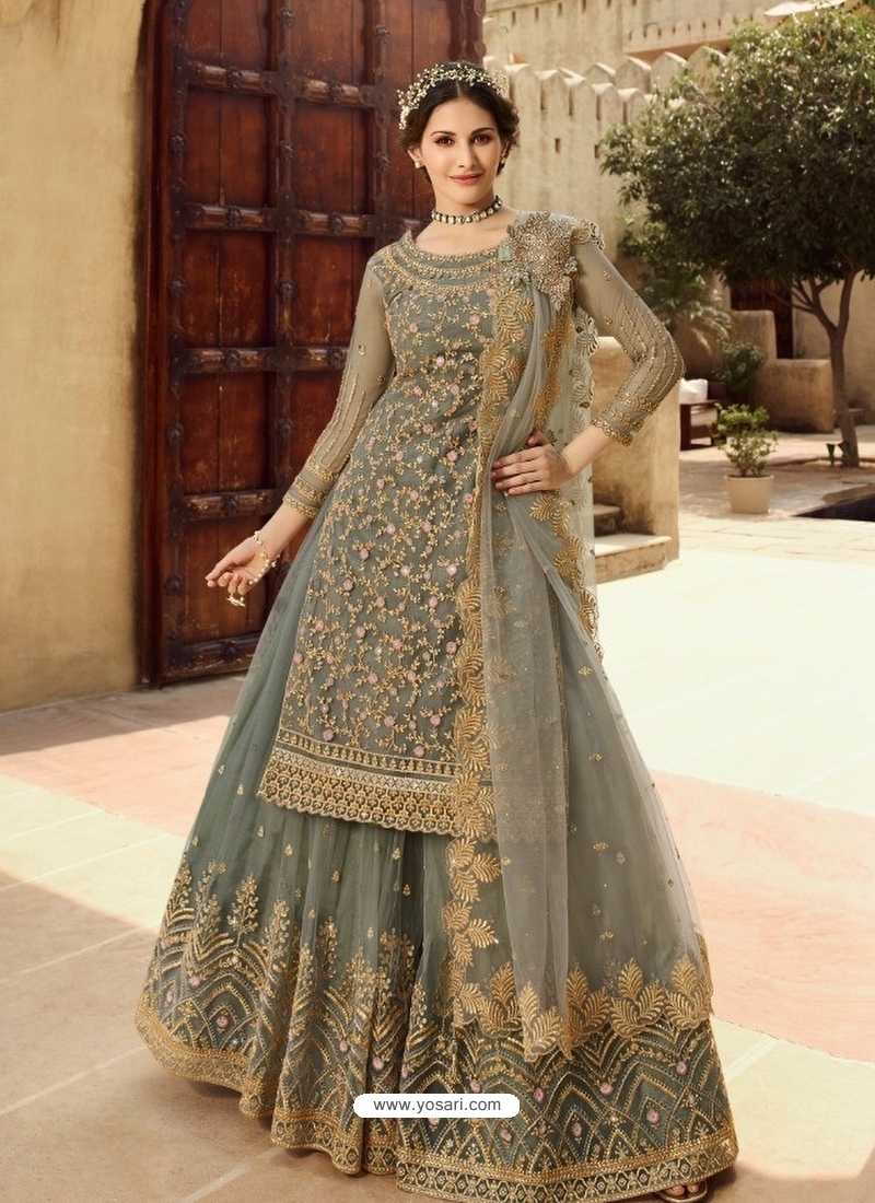 Your Choice Party Wear Wedding Season Georgette Nyraa Cut Salwar Suit,  Size: Free Size at Rs 2295 in Surat